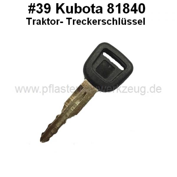 #39 Nr. 81840 KUBOTA Serien B, L und M, Zündschlüssel, Traktor, Trecker, Türschlüssel